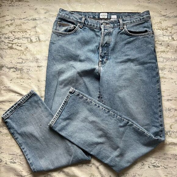 Calvin Klein y2k jeans Junior Low Rider Sandblast 32 waist - Picture 1 of 12